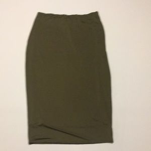 Fashion Nova skirt Olive